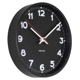 Ρολόι Τοίχου New Classic KA5846BK Φ20cm Black Karlsson Μέταλλο