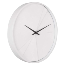 Ρολόι Τοίχου Layered Lines KA5849WH Φ30cm White Karlsson Mdf