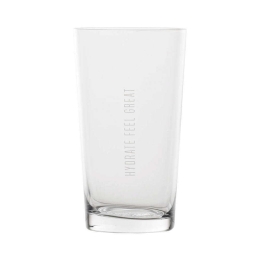Ποτήρι Νερού Hydrate Feel Great 0015599 150ml Clear Raeder Γυαλί