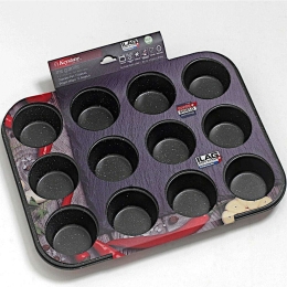 Φόρμα Muffins 12 Θέσεων Iris Granite 03.61.12 Multi Keystone Αλουμίνιο