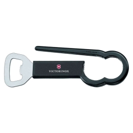 Ανοιχτήρι Μπουκαλιών & Κονσερβών 7.6912.3 8x25cm Black-Silver Victorinox Ατσάλι,Πλαστικό