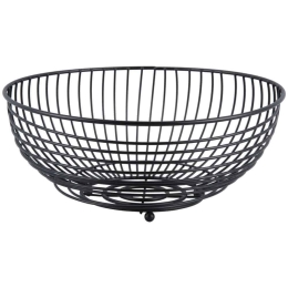 Φρουτιέρα Crossways PT3846BK Φ28x12,5cm Black Present Time Μέταλλο