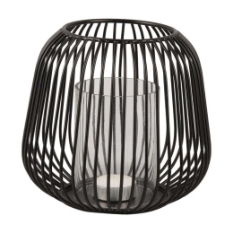 Φανάρι PT3851BK S 17x15,5cm Black Present Time Μέταλλο