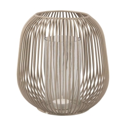 Φανάρι PT3852WG M 20x21cm Warm Grey Present Time Μέταλλο