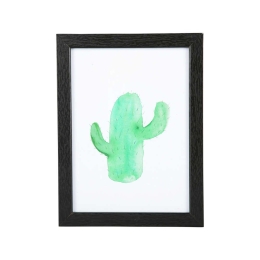 Κάδρο Cactus PT3888BK M 13x18cm Multi Present Time Κάθετοι Ξύλο