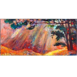 Πίνακας Σε Καμβά LH86 115x55cm Multi Οριζόντιοι Καμβάς