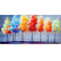 Πίνακας Σε Καμβά LH98 115x55cm Multi Οριζόντιοι Καμβάς