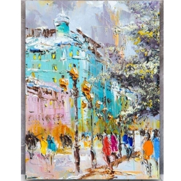 Πίνακας Σε Καμβά MH106 60x80cm Multi Κάθετοι Καμβάς