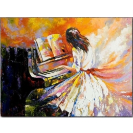 Πίνακας Σε Καμβά MH109 60x80cm Multi Οριζόντιοι Καμβάς