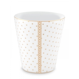 Κούπα 51002278 Without Ear Royal Yerseke White-Gold Pip Studio Πορσελάνη
