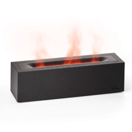 Διακοσμητικό Τζάκι Με Υγραντήρα Camino 293001 25x8x8cm Led USB Black Philippi ABS