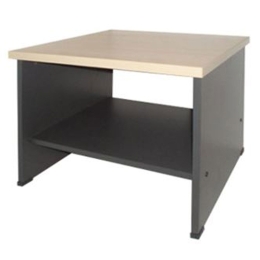 Τραπεζάκι Επισκέπτη ΕΟ129,2 Dark Grey/Beech 60x60x45cm