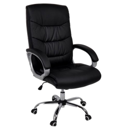 Πολυθρόνα Διευθυντή Pu BF6400 ΕΟ282,1 Μαύρο 64x72x110/118cm
