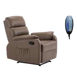 Πολυθρόνα Massage Comfort Relax Pu Ε9733,4 Cappuccino 79x97x101cm Τεχνόδερμα