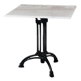 Τραπέζι Εko Ε893 Μάρμαρο/Τρίνυχο 70x70cm