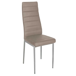 Καρέκλα Aliana Καπουτσίνο 11-1550 42Χ50Χ95cm Μέταλλο,Τεχνόδερμα