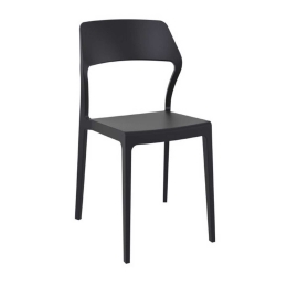 Καρέκλα Snow Black 20-0159 Siesta