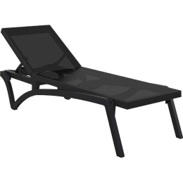 Ξαπλώστρα Pacific Black/Black 53-0101 Siesta
