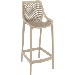 Σκαμπό Μπαρ Air 65 Dove Grey 20-0377 44X51X65/95cm Siesta Πολυπροπυλένιο