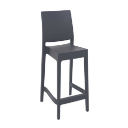Σκαμπό Μπαρ Maya 65 Dark Grey 20-0385 44Χ50Χ98cm Siesta Πολυπροπυλένιο