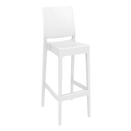 Σκαμπό Μπαρ Maya 75 White 20-0383 45Χ51Χ108cm Siesta Πολυπροπυλένιο