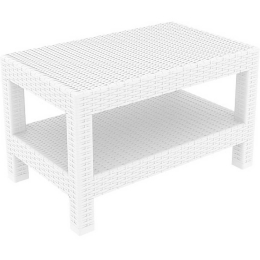 Τραπεζάκι Monaco White 53-0163 Siesta