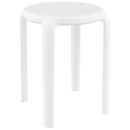 Σκαμπό Μπαρ Tom 20.0778 34x34x45cm White Siesta