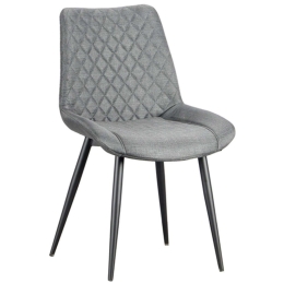 Καρέκλα Alesia 11.1602 52x59x88cm Με Ύφασμα Grey Zita Plus