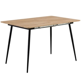 Τραπέζι Επεκτεινόμενο 09.0658 Glory 120-160cm 80x76cm Sonoma Zita Plus
