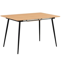 Τραπέζι Επεκτεινόμενο 09.0659 Glory 120-160cm 80x76cm Natural Zita Plus