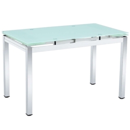 Τραπέζι Επεκτεινόμενο 09.0671 London 120-160cm 70x75cm White Zita Plus