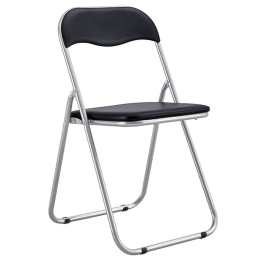 Καρέκλα Πτυσσόμενη Bold/P 41.0200 43x45x77cm Black Zita Plus