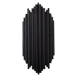 Φωτιστικό τοίχου - απλίκα PWL-1209 pakoworld Ε14 μαύρο 22x11x50εκ