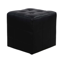 Σκαμπό Με Pu Μαυρο Punk Hm264.01 37Χ37Χ35 cm