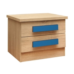 Κομοδινο Playroom Sonama-Σιελ Hm331+Hm336.01 40Χ48Χ39cm Μελαμίνη