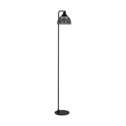 Φωτιστικό Δαπέδου Beleser 98387 Black-Clear Eglo Μέταλλο,Γυαλί
