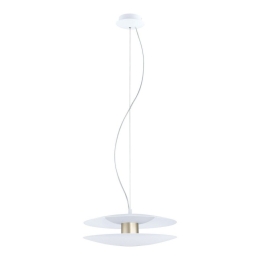 Φωτιστικό Οροφής Κρεμαστό Led Trappeto 97669 White Eglo Μέταλλο,Πλαστικό