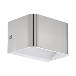 Φωτιστικό Τοίχου - Απλίκα Led Sania 4 98424 Nickel Eglo Αλουμίνιο