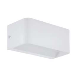 Φωτιστικό Τοίχου - Απλίκα Led Sania 4 98422 White Eglo Αλουμίνιο