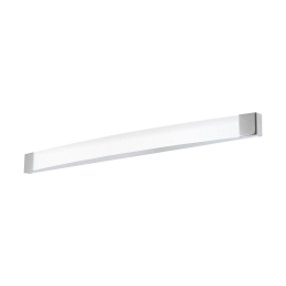 Φωτιστικό Τοίχου - Απλίκα Μπάνιου Led Siderno 98193 Silver Eglo Μέταλλο,Πλαστικό