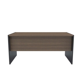 Γραφείο Angle Καρυδί-Black 160x75x75cm 24-0489