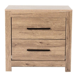 Κομοδίνο Dodo Dark Oak 58x39x56cm 09-0935 Μελαμίνη