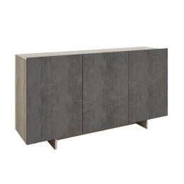 Μπουφές Intro Sonoma Dark 150x40x79,5cm 05-0264 Μελαμίνη