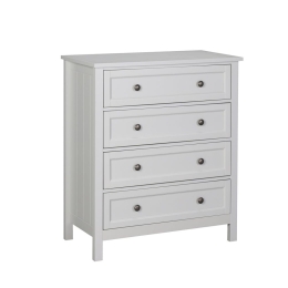Κομότα French 09-1447 Με 4 Συρτάρια 82x42xH93,1cm Light Grey