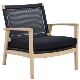 Πολυθρόνα Salsa 22-0057 74,5x73x75,8cm Black