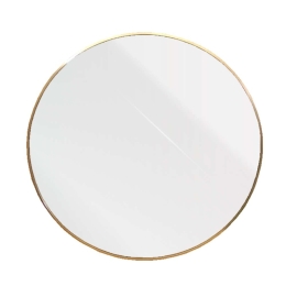 Καθρέπτης Τοίχου Roundy 11-0479 Φ80cm Gold Αλουμίνιο,Γυαλί