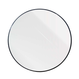 Καθρέπτης Τοίχου Roundy 11-0480 Φ80cm Black Αλουμίνιο,Γυαλί