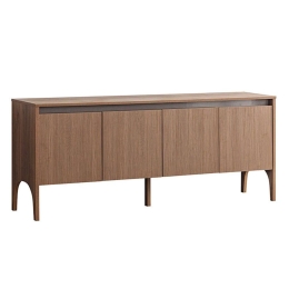 Μπουφές Wood 05-0646 Με 4 Πόρτες 200x45xη81cm Natural Μελαμίνη