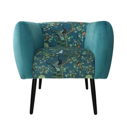 Πολυθρόνα Stagi 01-3030 Με Pattern 75x71x71cm Petrol