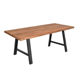 Τραπέζι Raw 180 02-0475 180x95x74cm Light Walnut